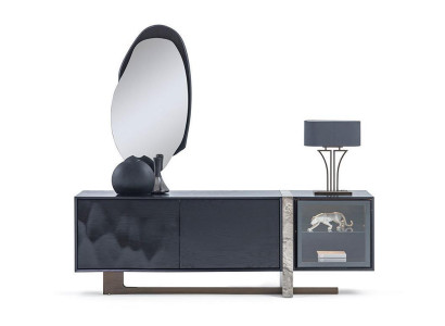 Sideboard Buffet Mirror Dining room Living room Modern Design 2-piece. set